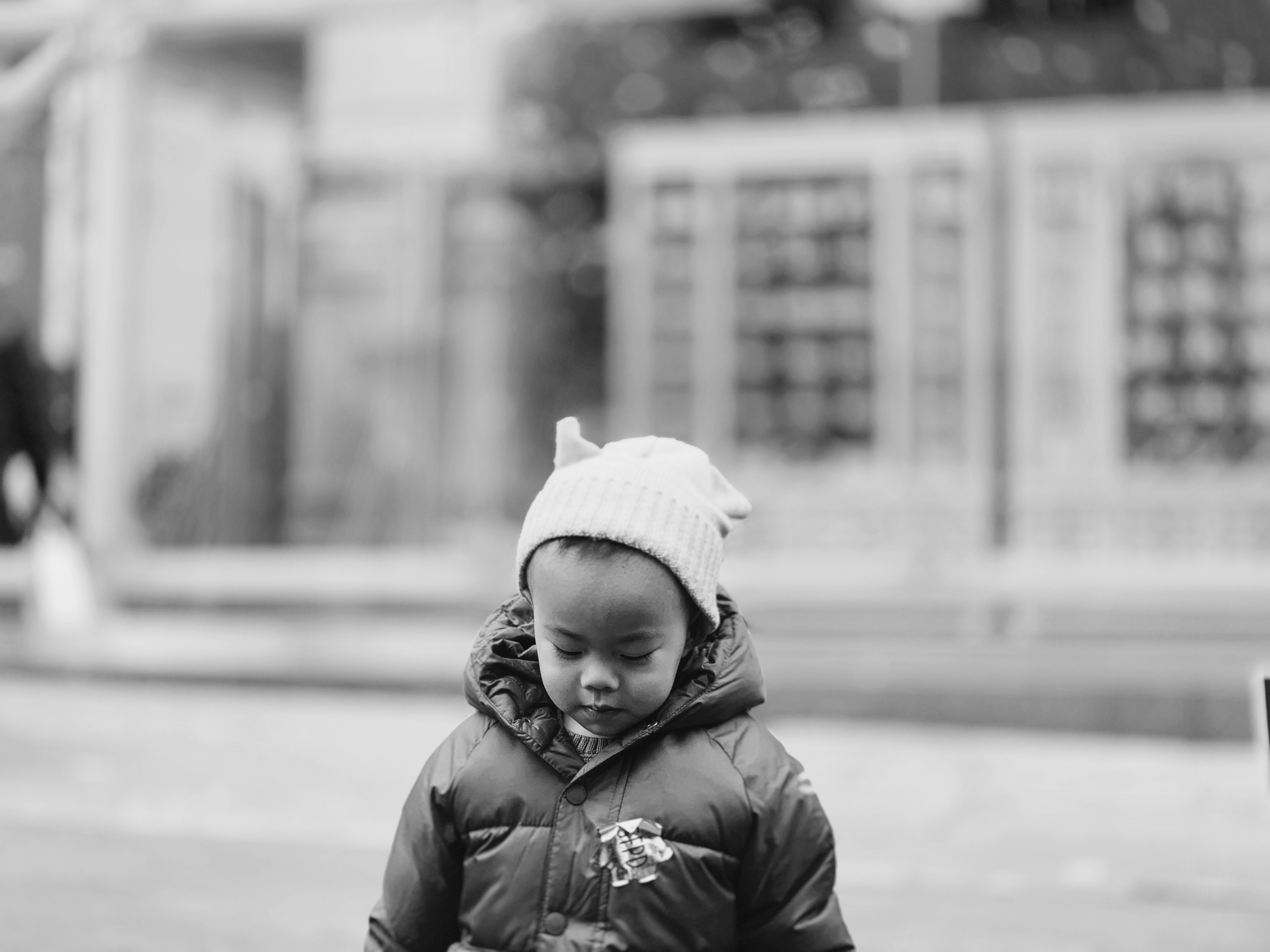 toddler walking outdoor